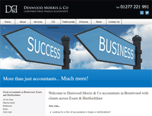 Tablet Screenshot of denwood-morris.co.uk